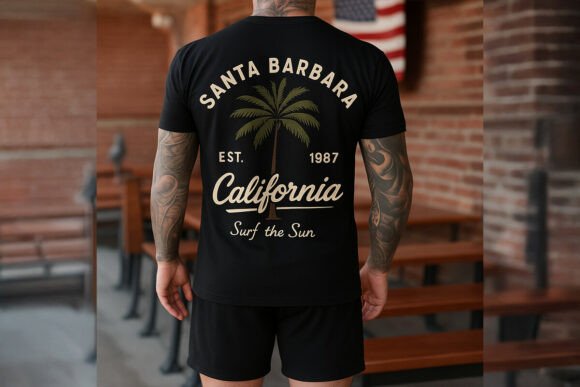California Palm Graphic Streetwear Shirt: Urban Design Decoded