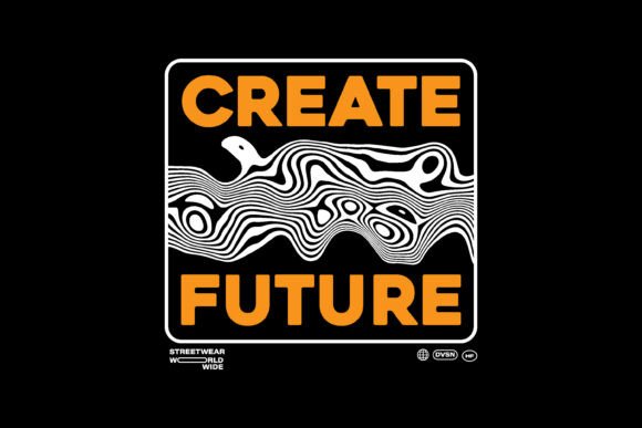 Create Future Typography Graphic: A Designer's Tool for Bold Statements