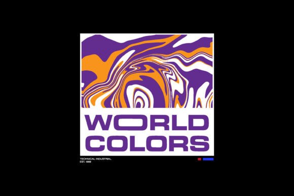 New World Typography: The Bold Badge Graphic for Modern Brands