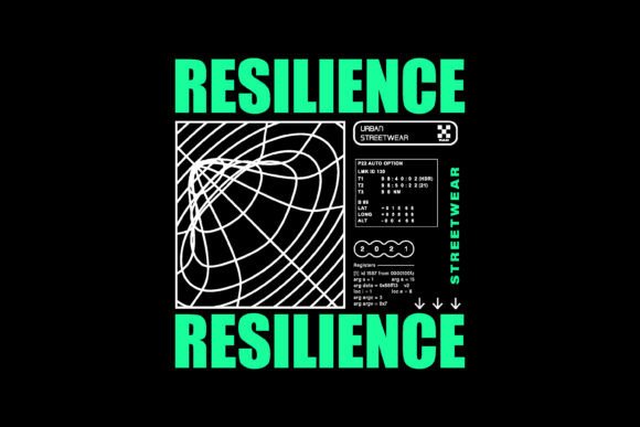 Resilience Bold Typography: A Visual Statement for Modern Brands