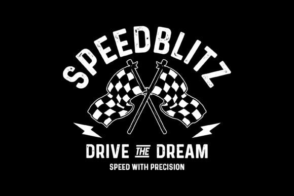 Speed Built Typography Bold Graphic Tee: Command Attention Instantly