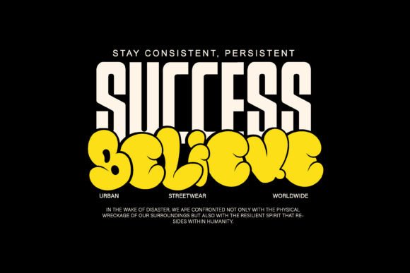 Success Bold Typography: Commanding Attention with Graphic Impact