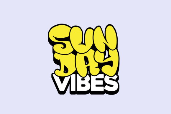 Sunday Typography Graphic Tee Designs: Aesthetic Quotes for Modern Streetwear