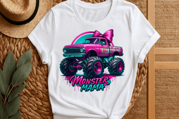 Trucker Truck T-shirt Design: A Bold PNG for Your Projects