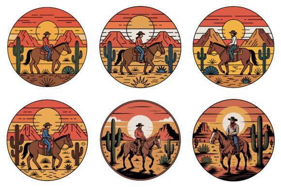 Unleash Western Spirit: The Cowboy T-Shirt Design Vector Graphic