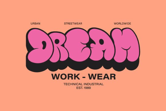 Unleashing the Dream Bubble Typography Graphic Tee Vibe